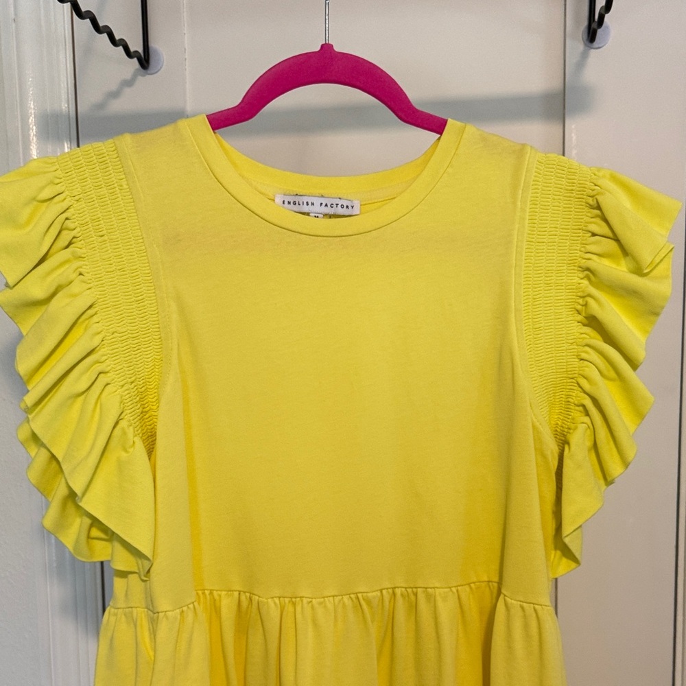 English Factory Ruffle-Sleeve Dress - Picture 2 of 2